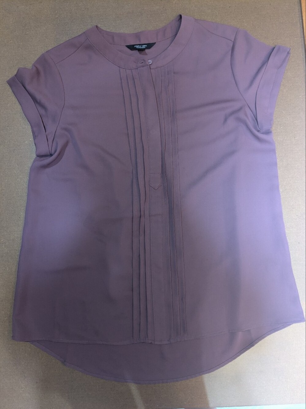 Simply Vera Wang Dusty Pink Work Blouse